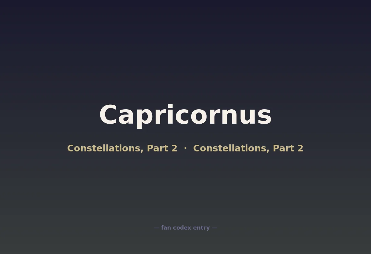 Capricornus