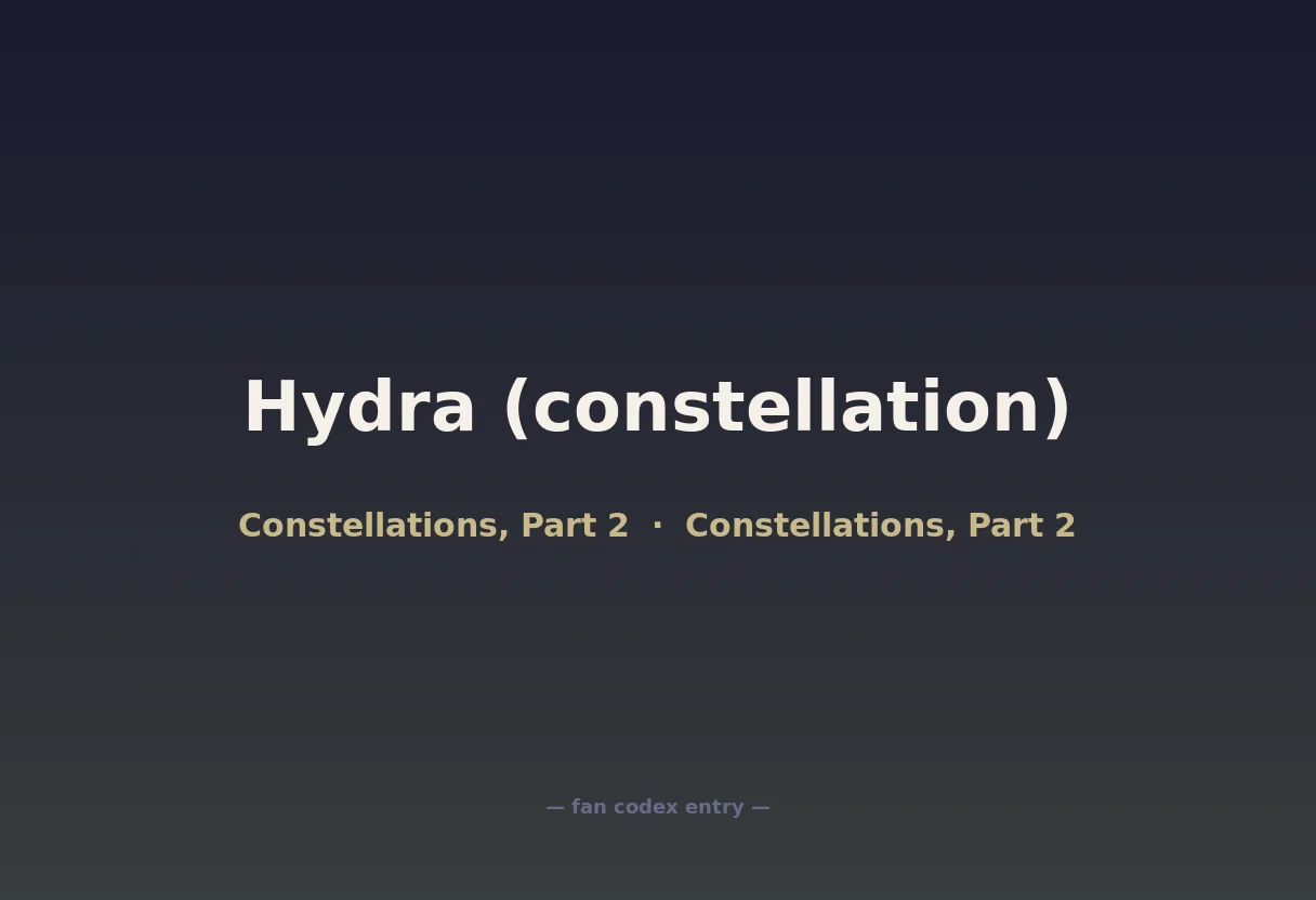 Hydra (constellation)