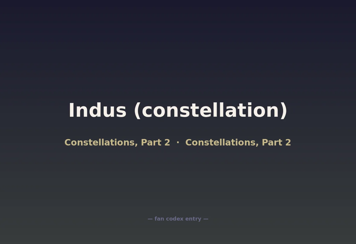 Indus (constellation)