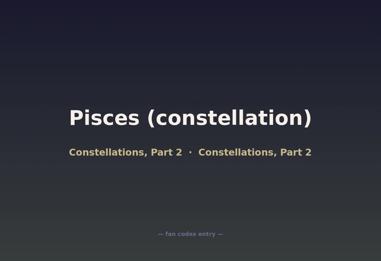 Pisces (constellation)