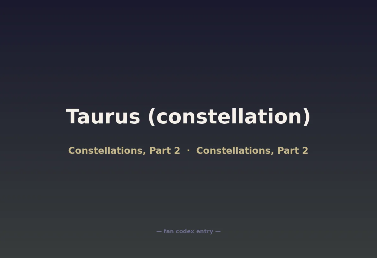 Taurus (constellation)