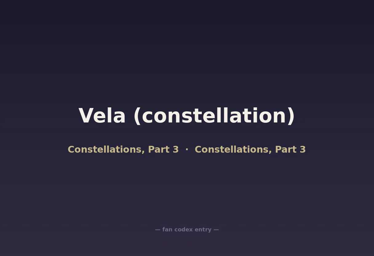 Vela (constellation)