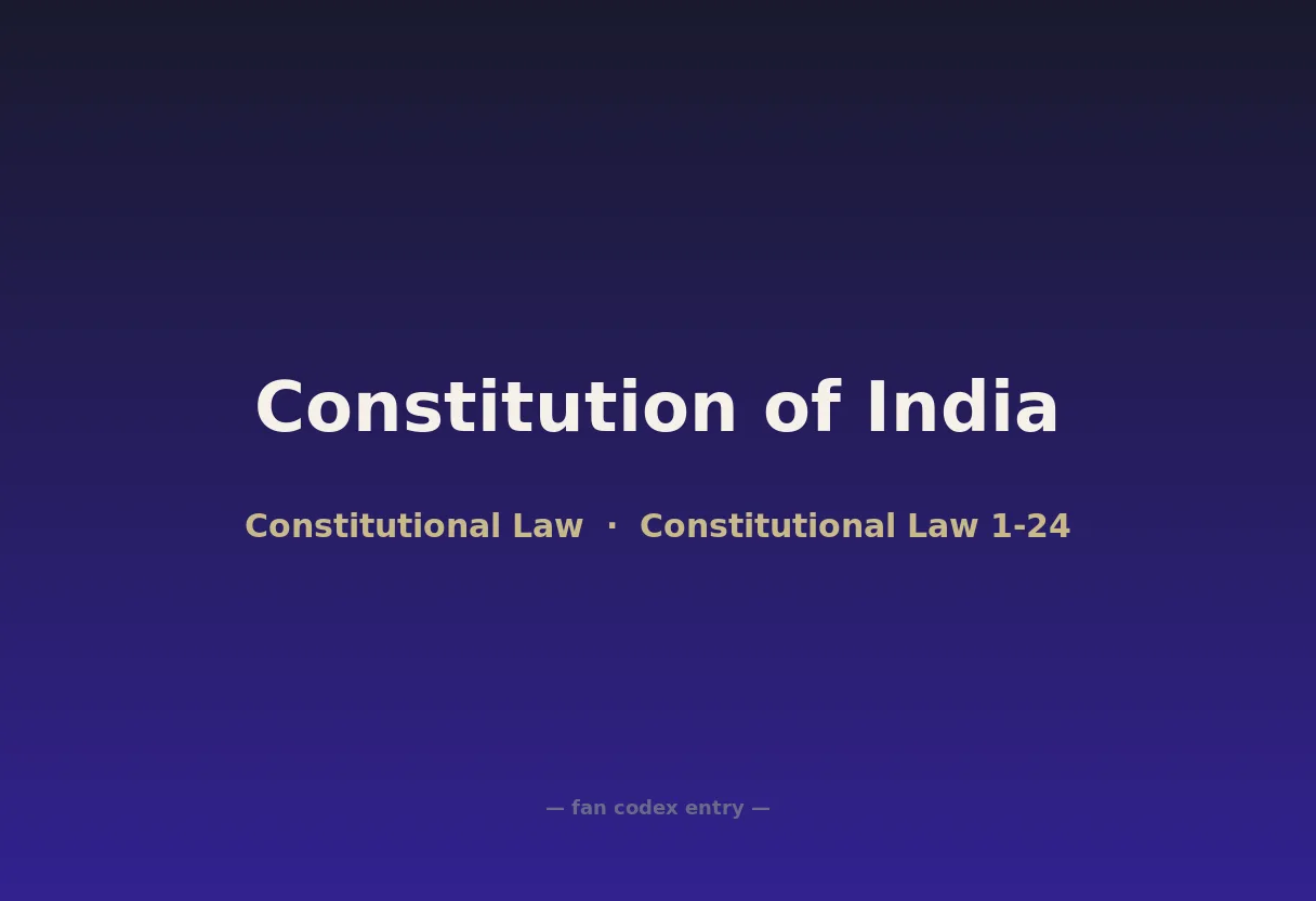 Constitution of India