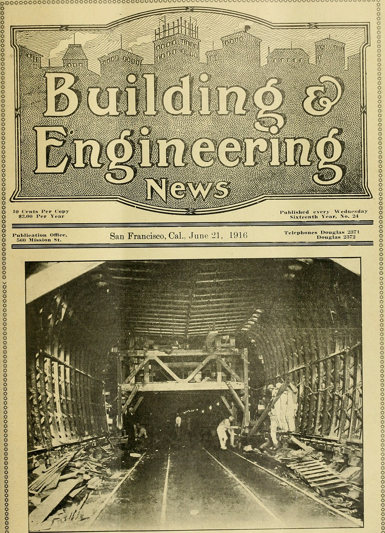 Building and engineering news (1916)