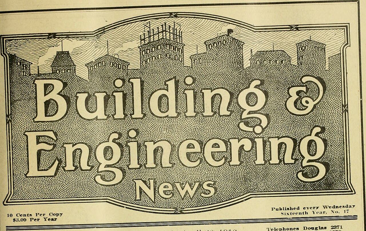 Building and engineering news (1916)