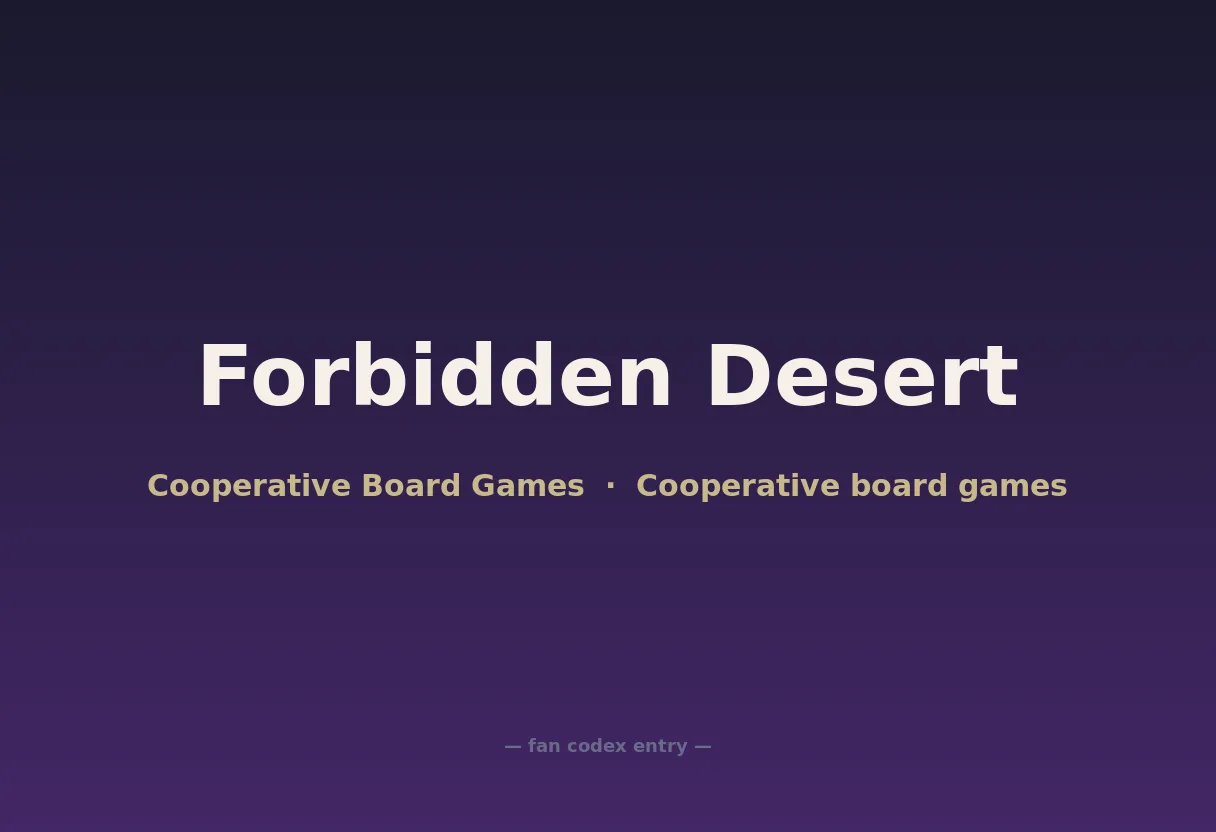 Forbidden Desert