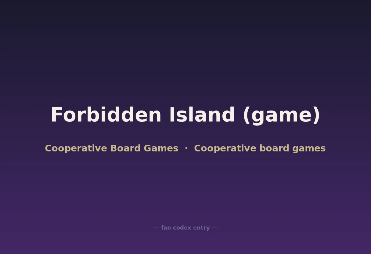 Forbidden Island (game)