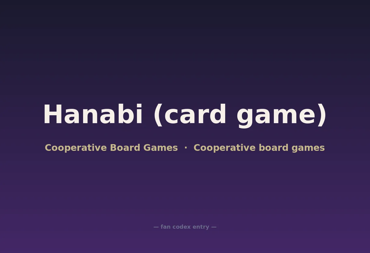 Hanabi (card game)