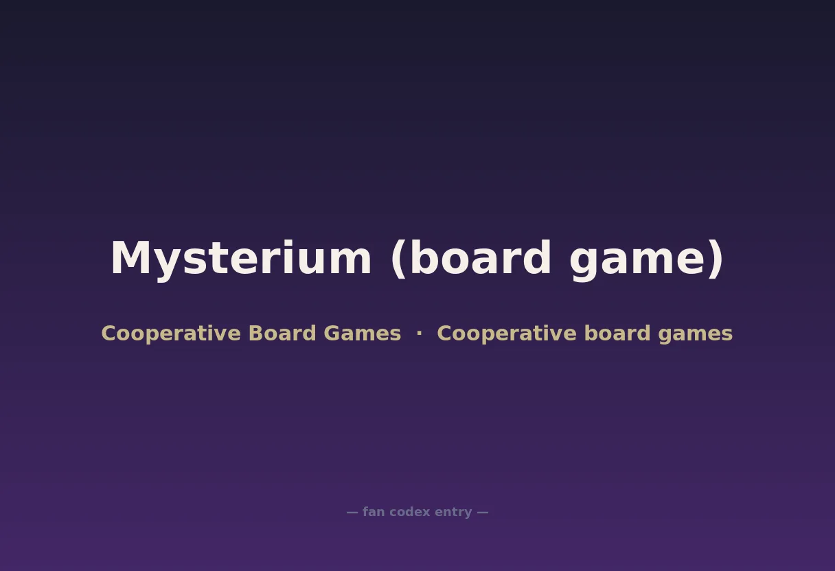 Mysterium (board game)