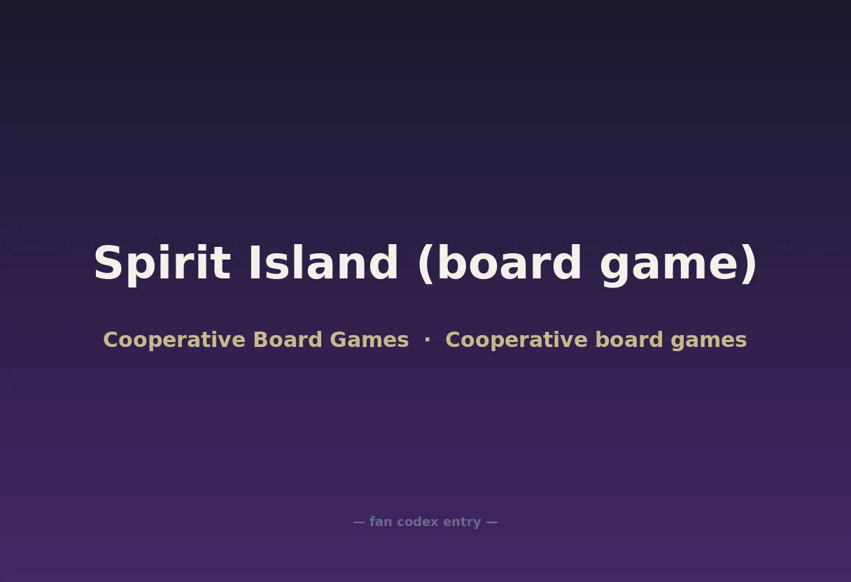 Spirit Island (board game)