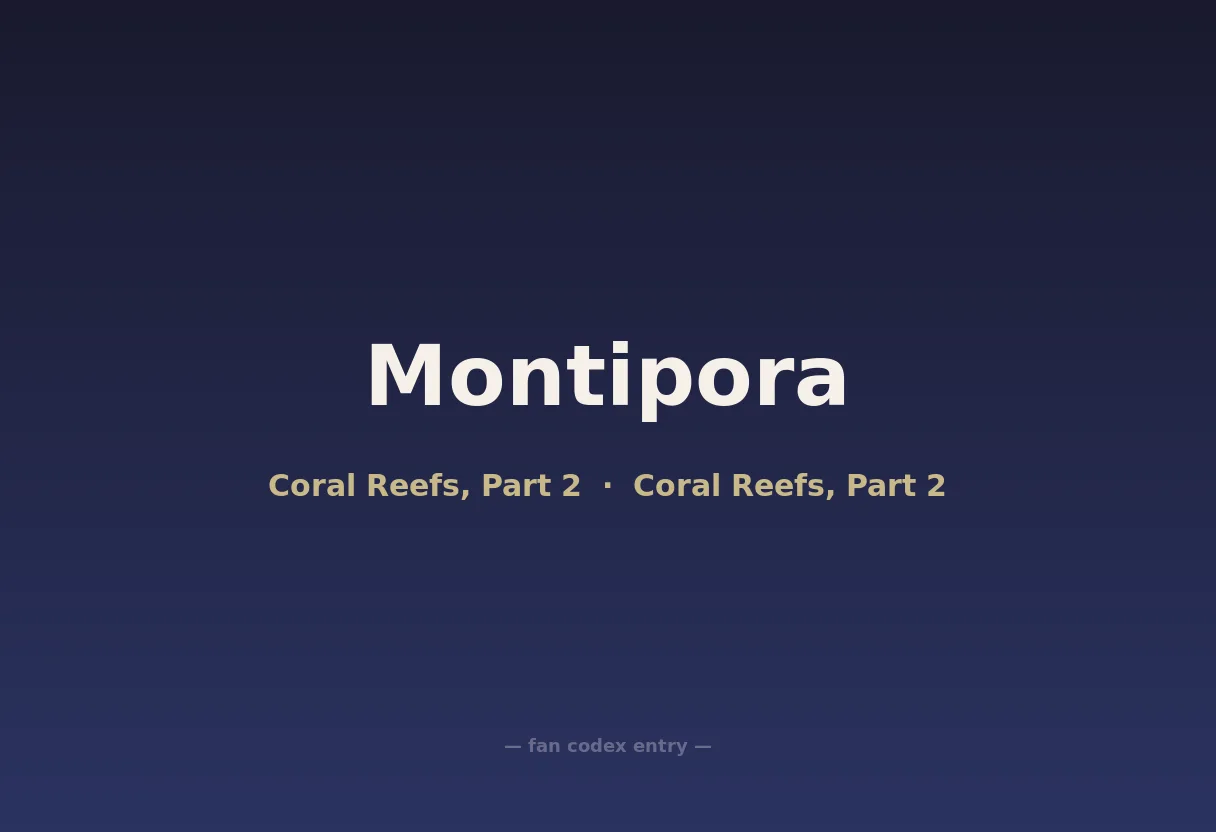 Montipora