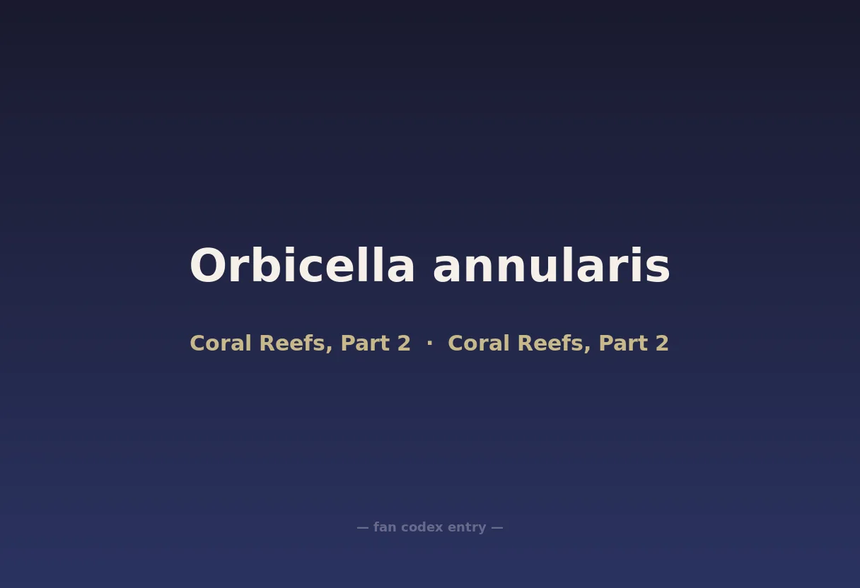 Orbicella annularis
