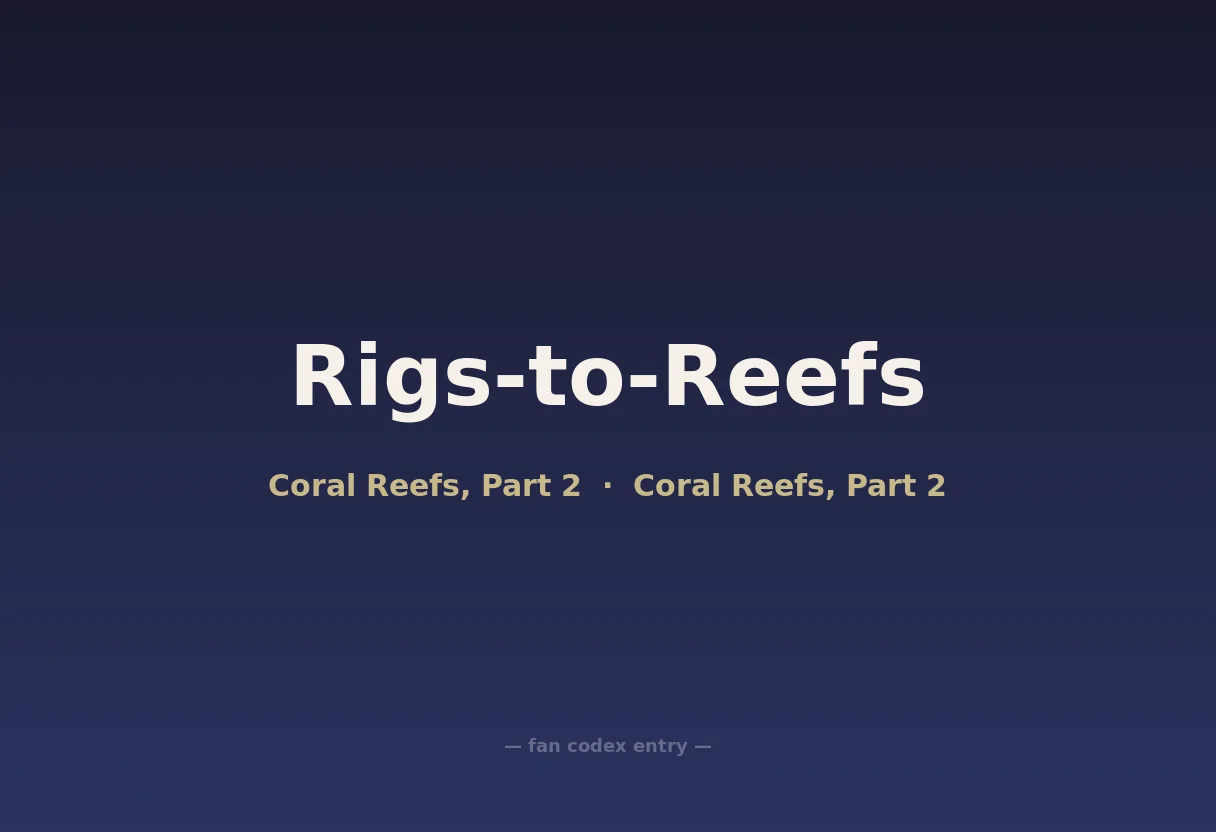 Rigs-to-Reefs