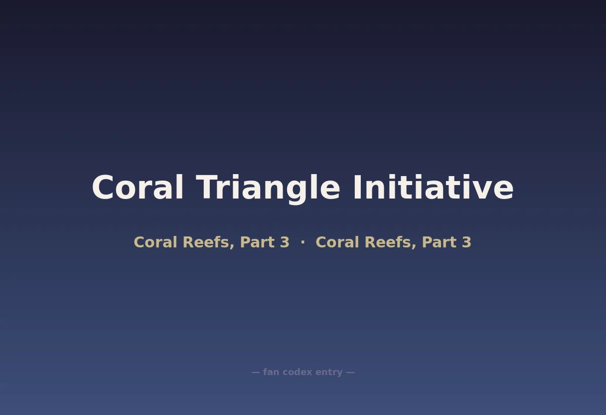 Coral Triangle Initiative