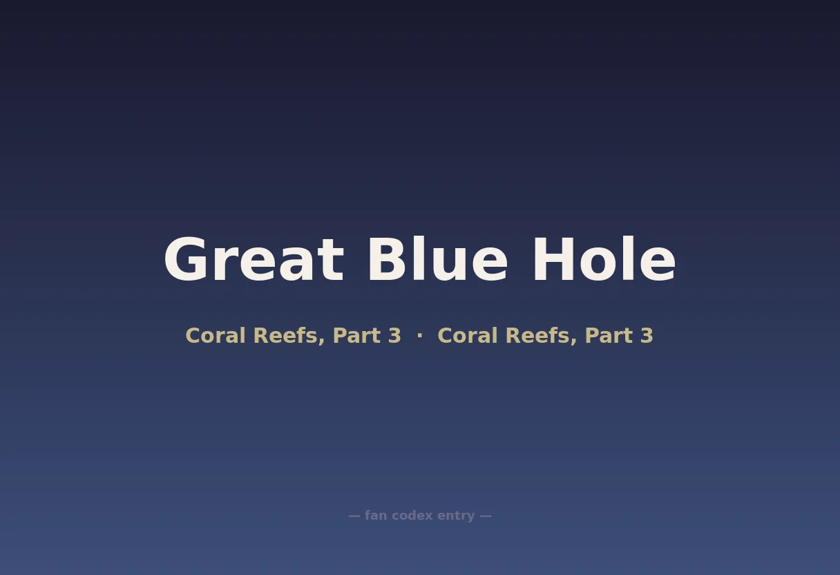 Great Blue Hole