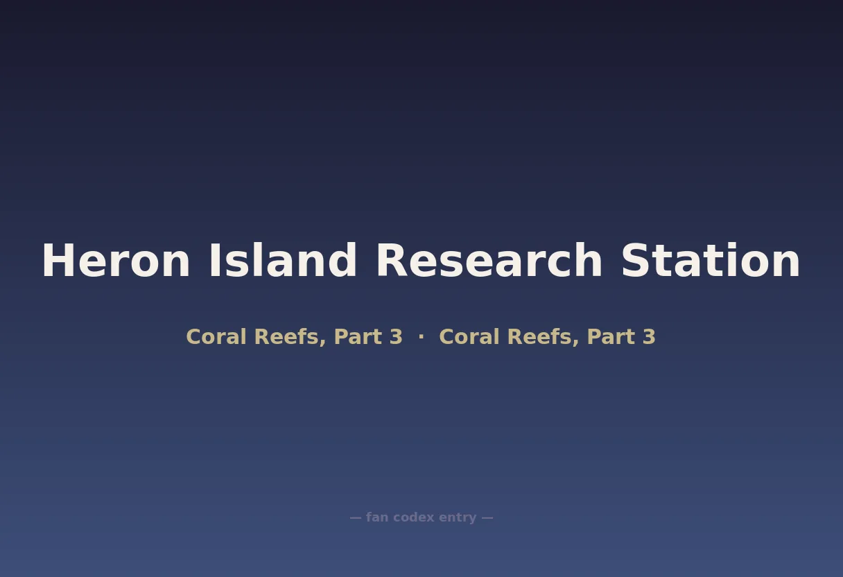 Heron Island Research Station