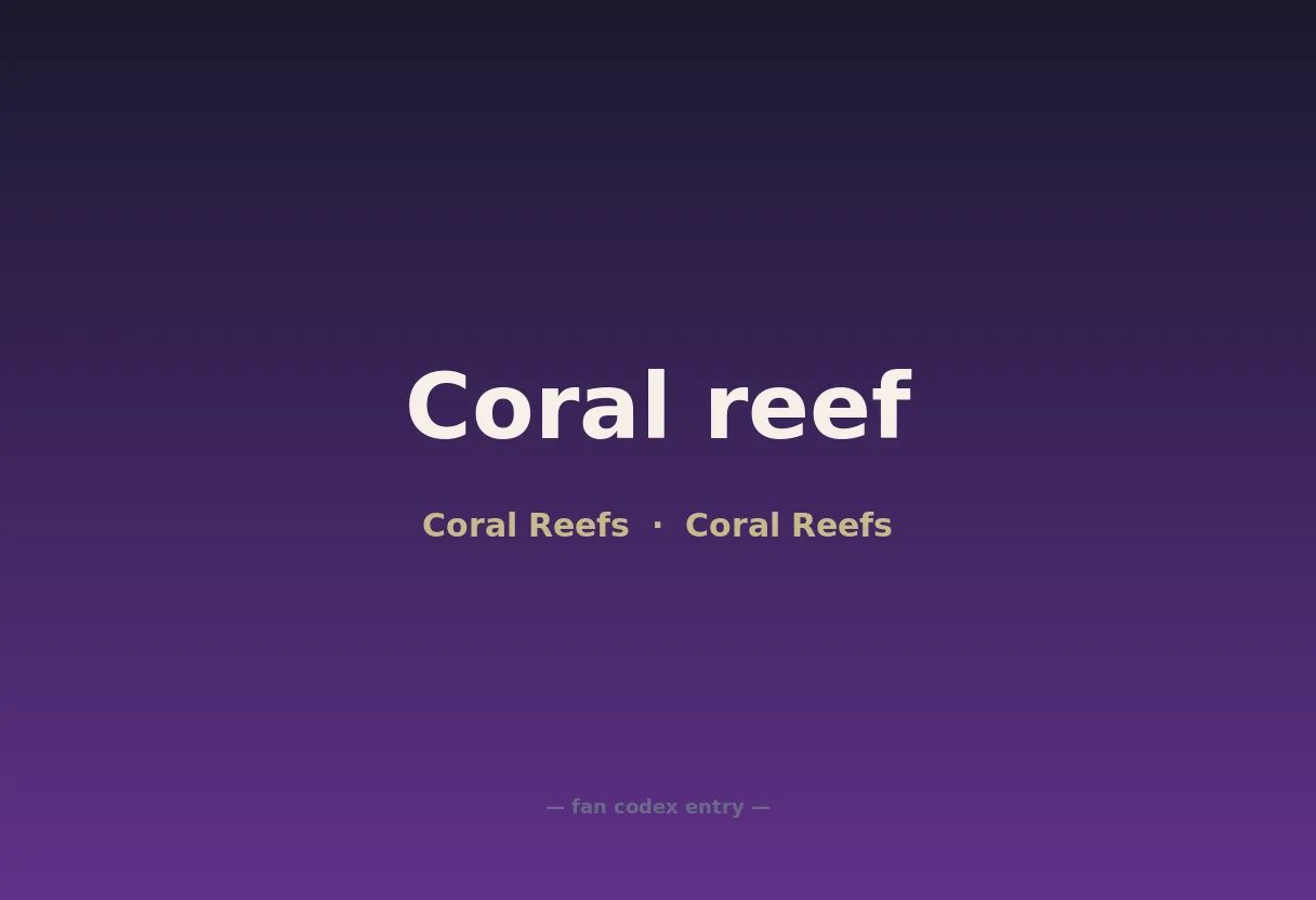 Coral reef