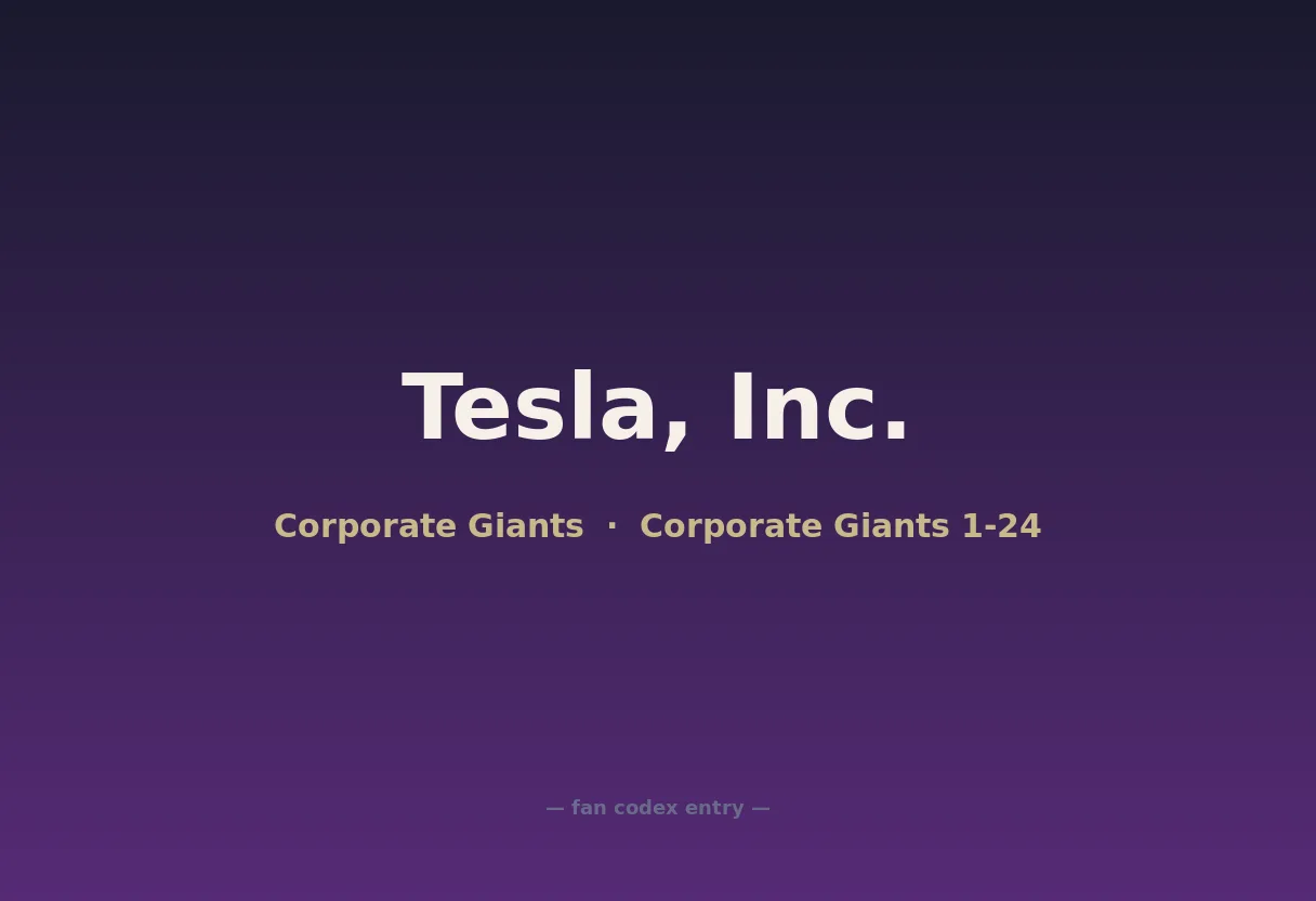 Tesla, Inc.
