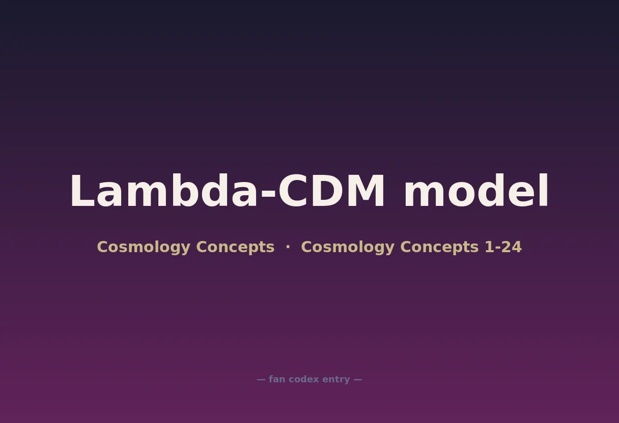Lambda-CDM model