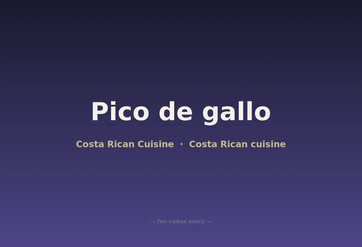 Pico de gallo