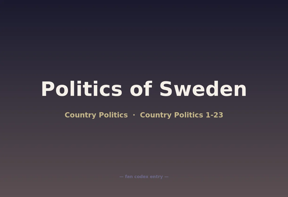 Politics of Sweden