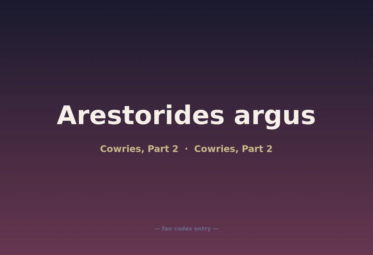 Arestorides argus