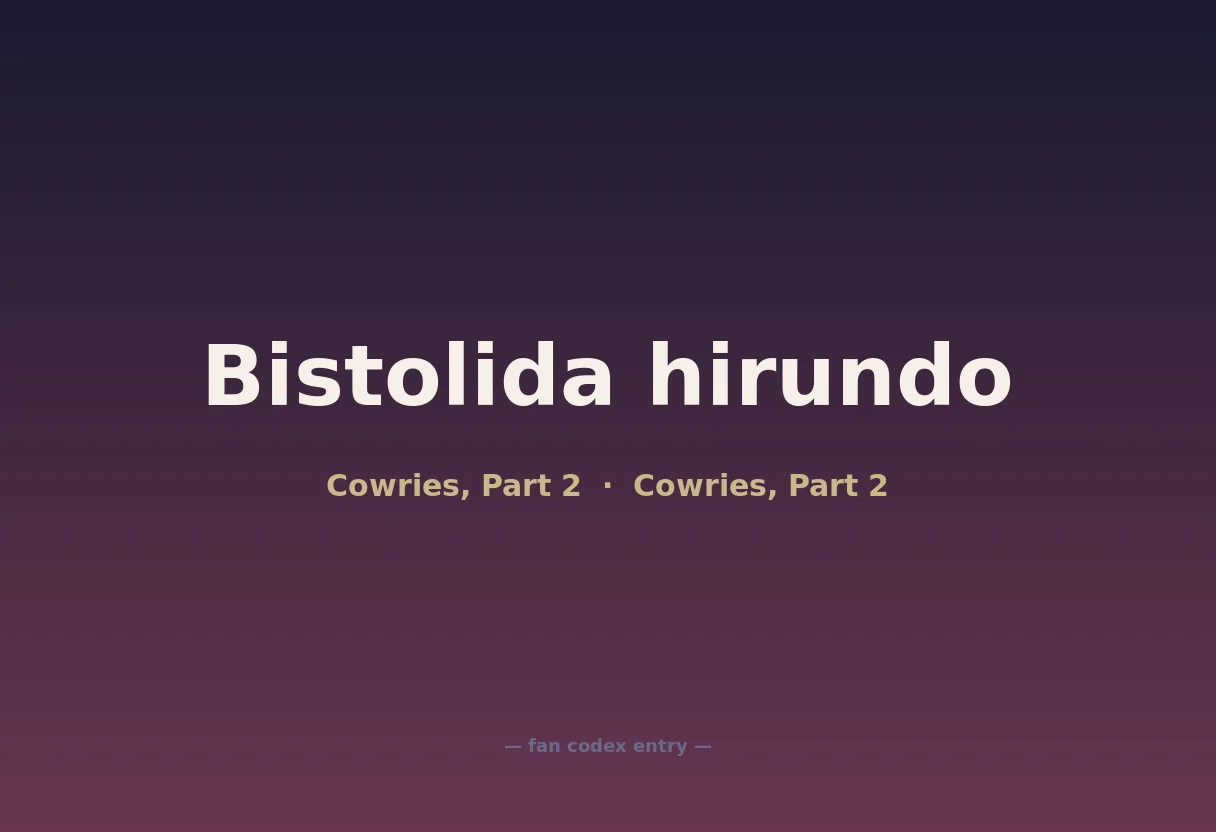 Bistolida hirundo