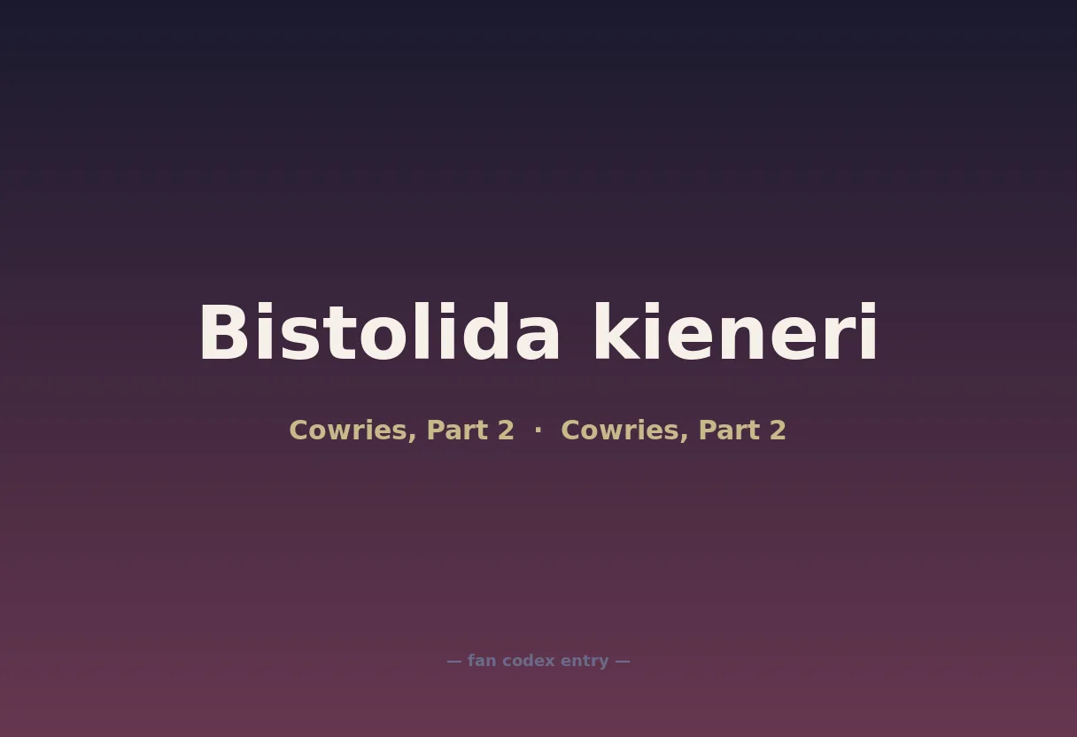 Bistolida kieneri