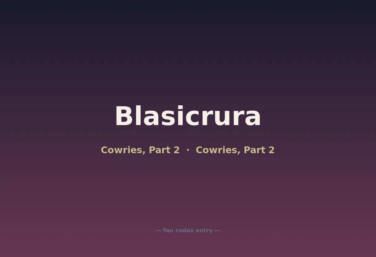 Blasicrura