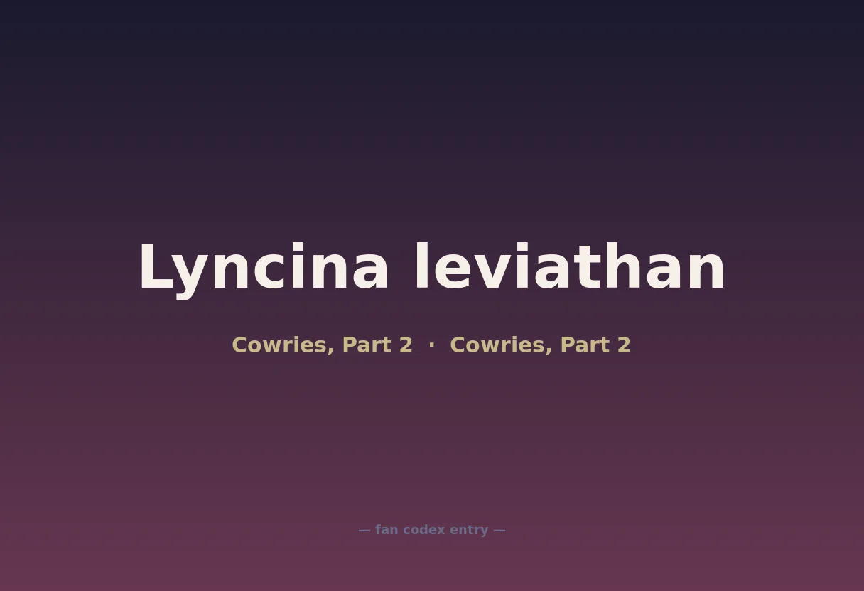 Lyncina leviathan