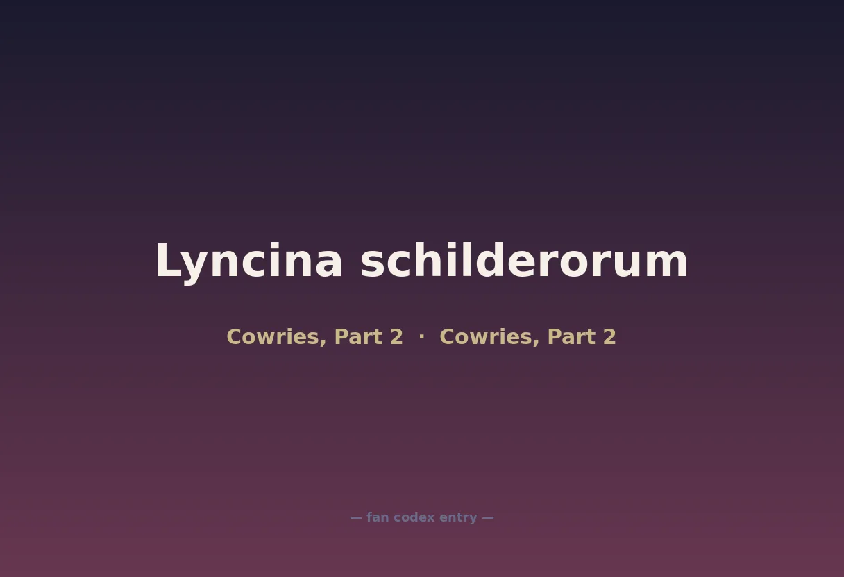 Lyncina schilderorum