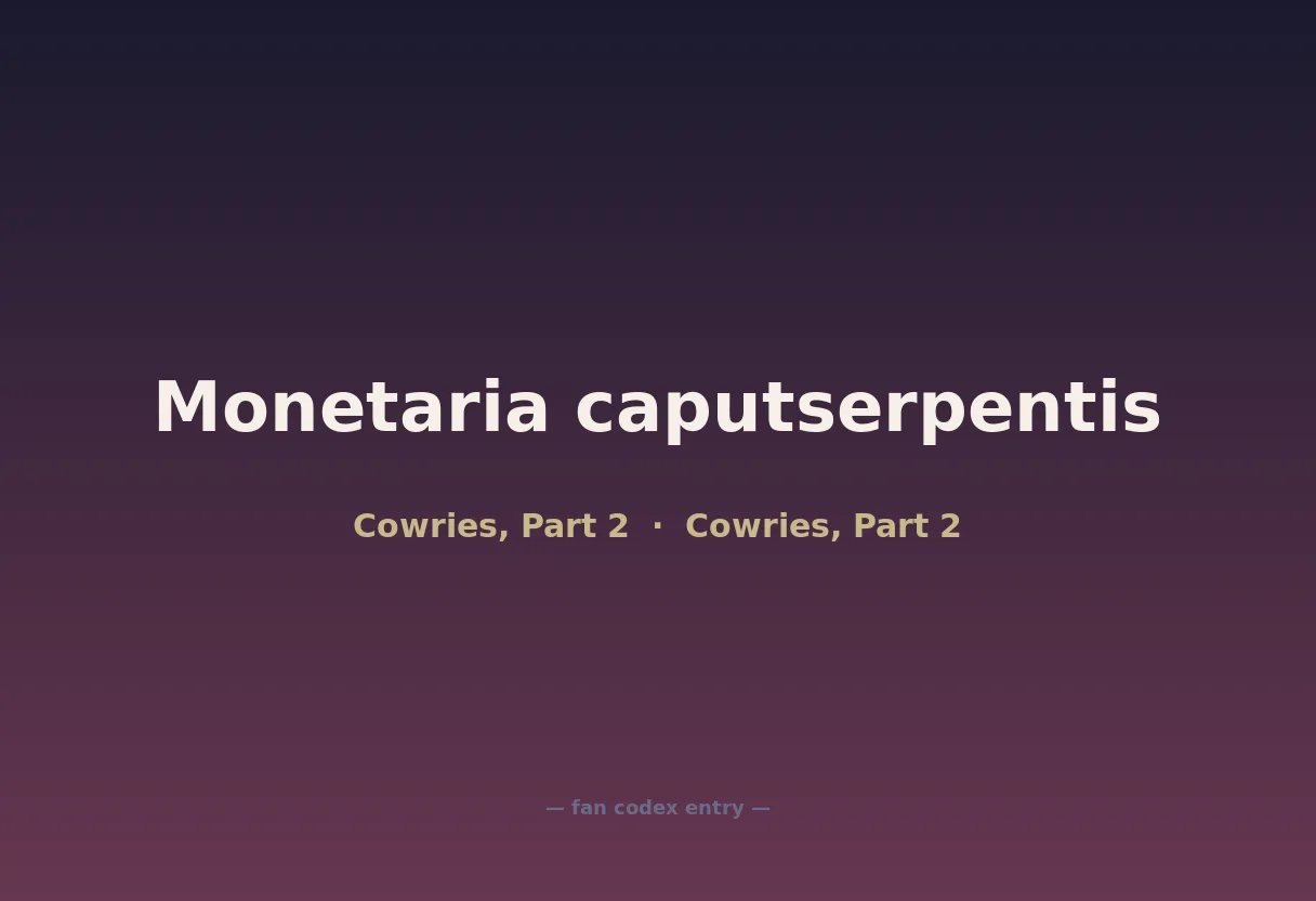 Monetaria caputserpentis