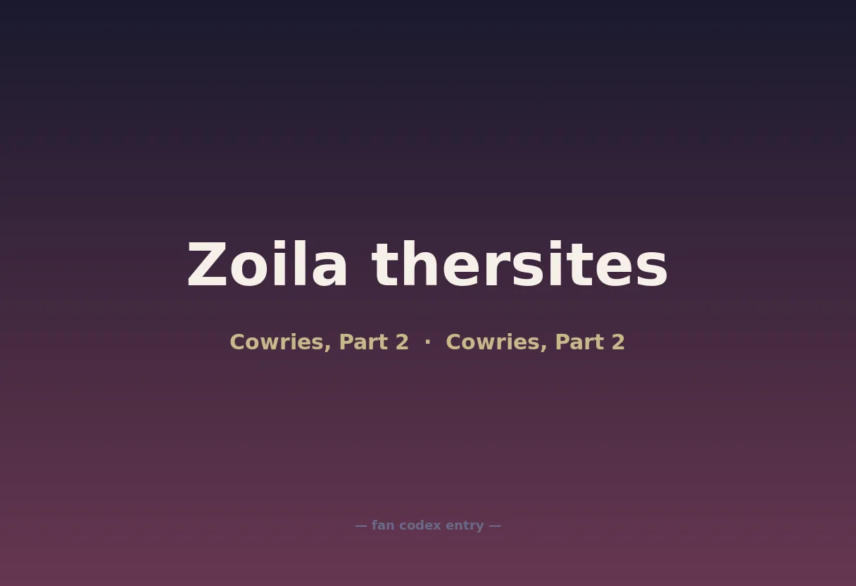 Zoila thersites