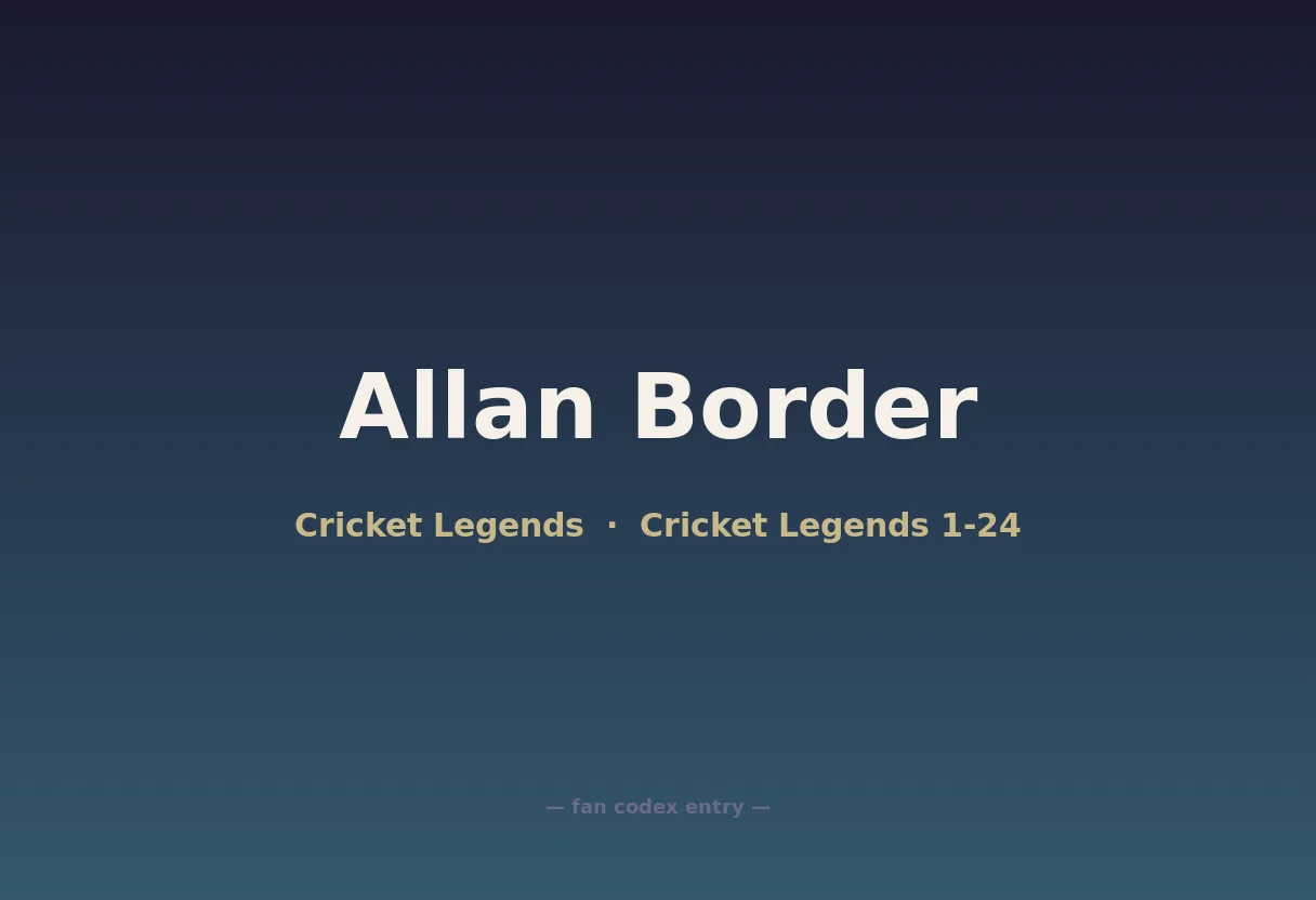 Allan Border