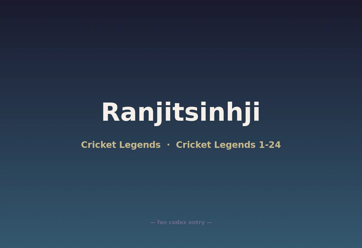 Ranjitsinhji