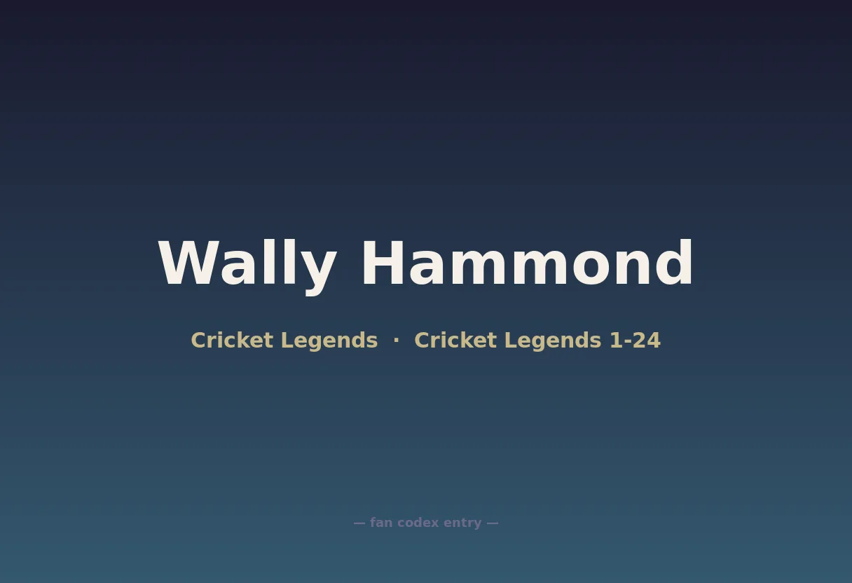 Wally Hammond