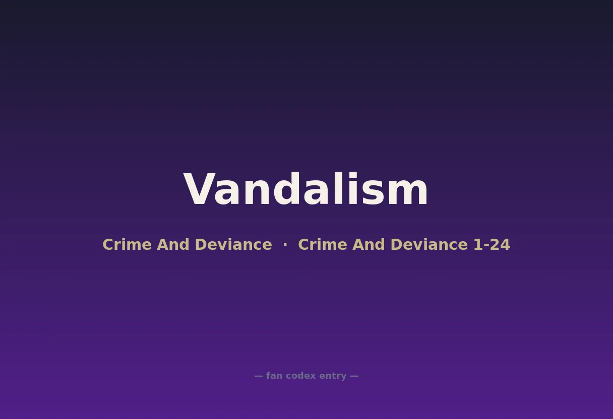 Vandalism