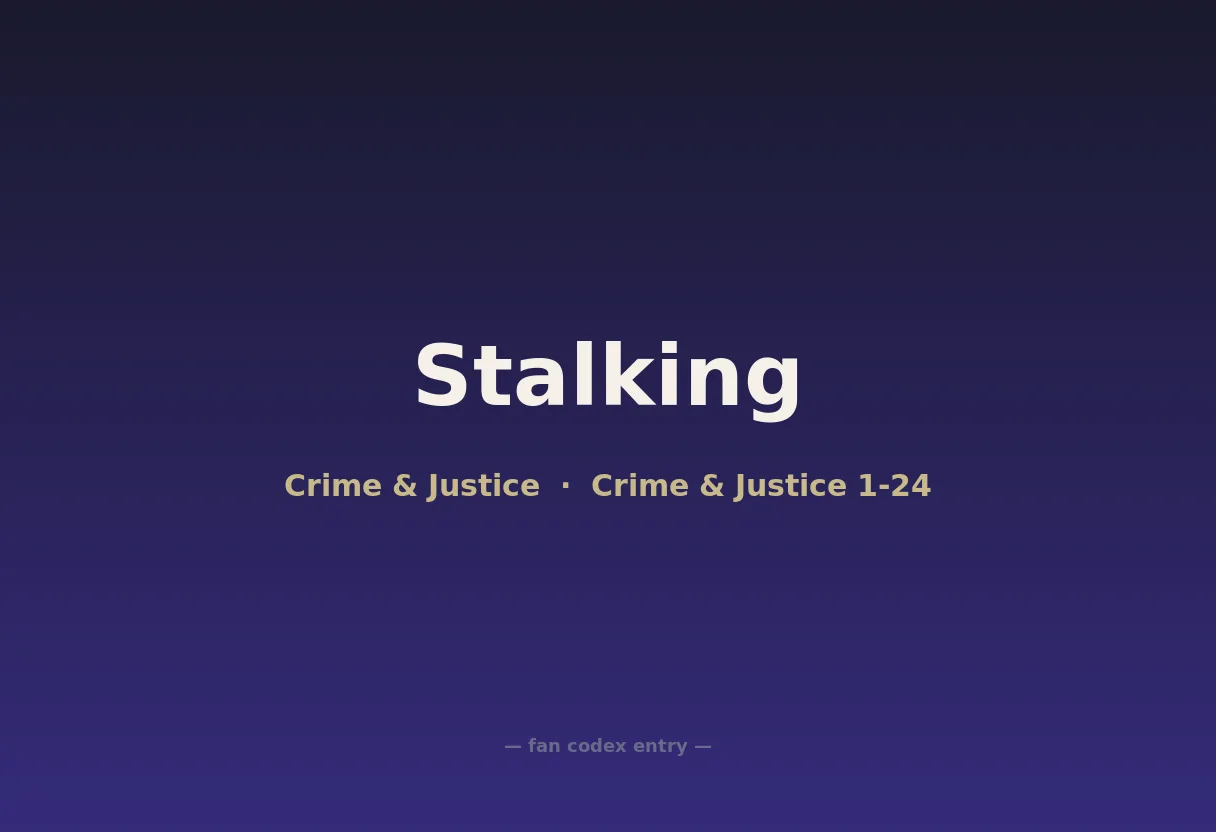 Stalking