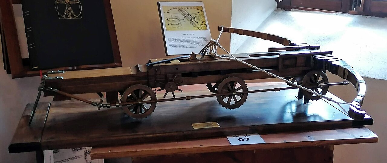 Leonardo's crossbow