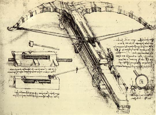Leonardo's crossbow