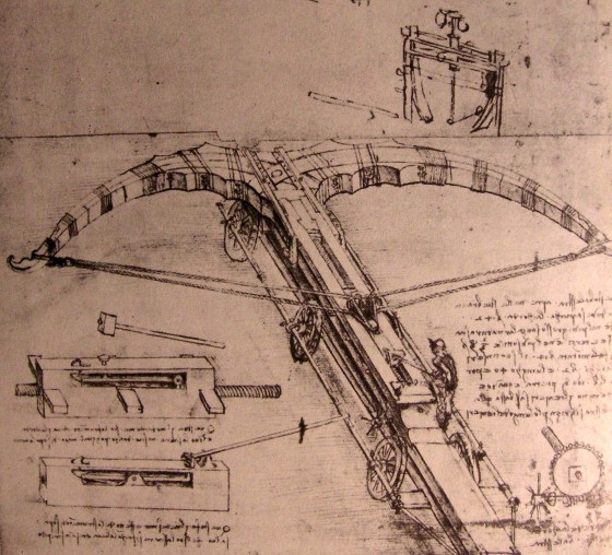 Leonardo's crossbow