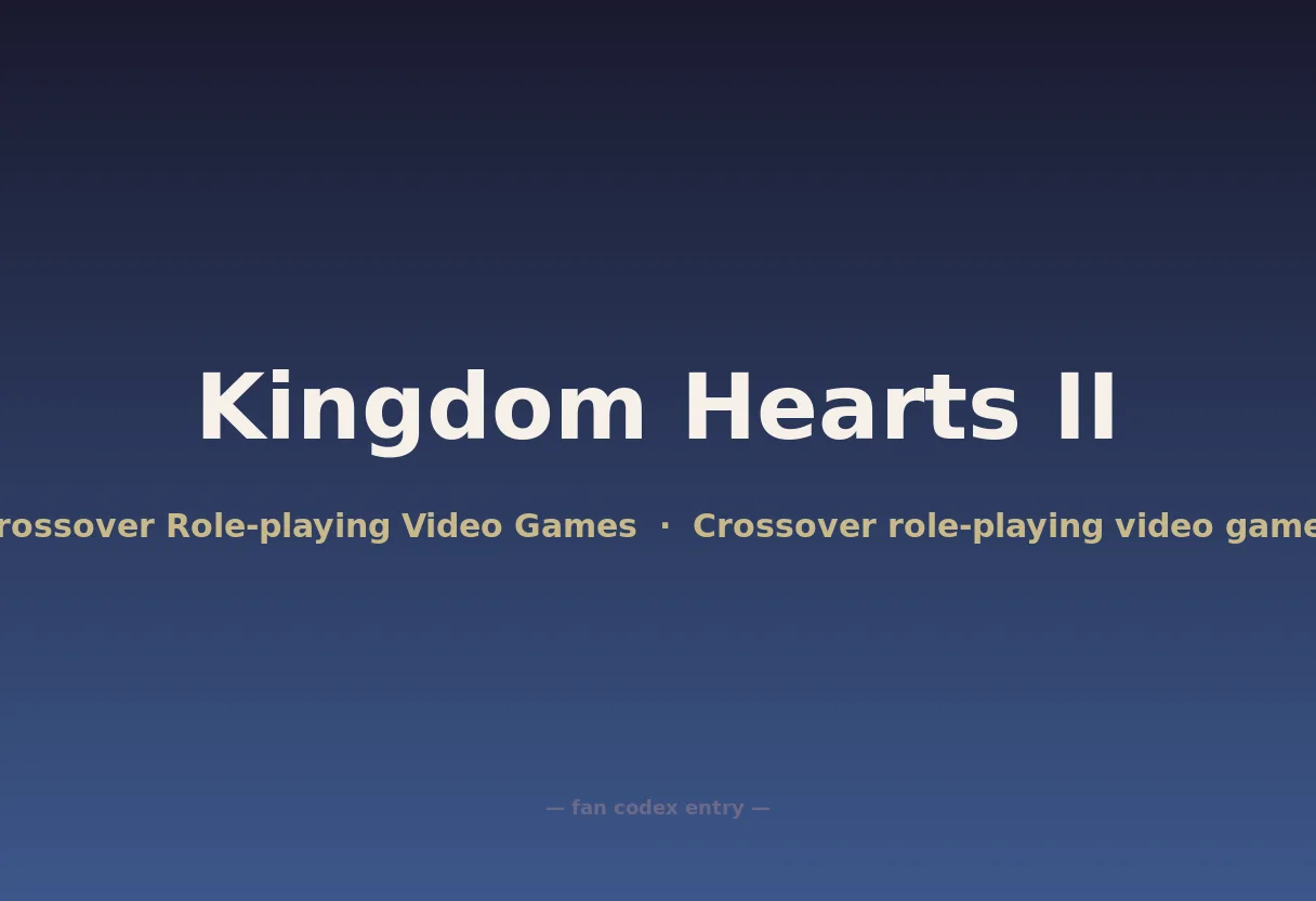 Kingdom Hearts II