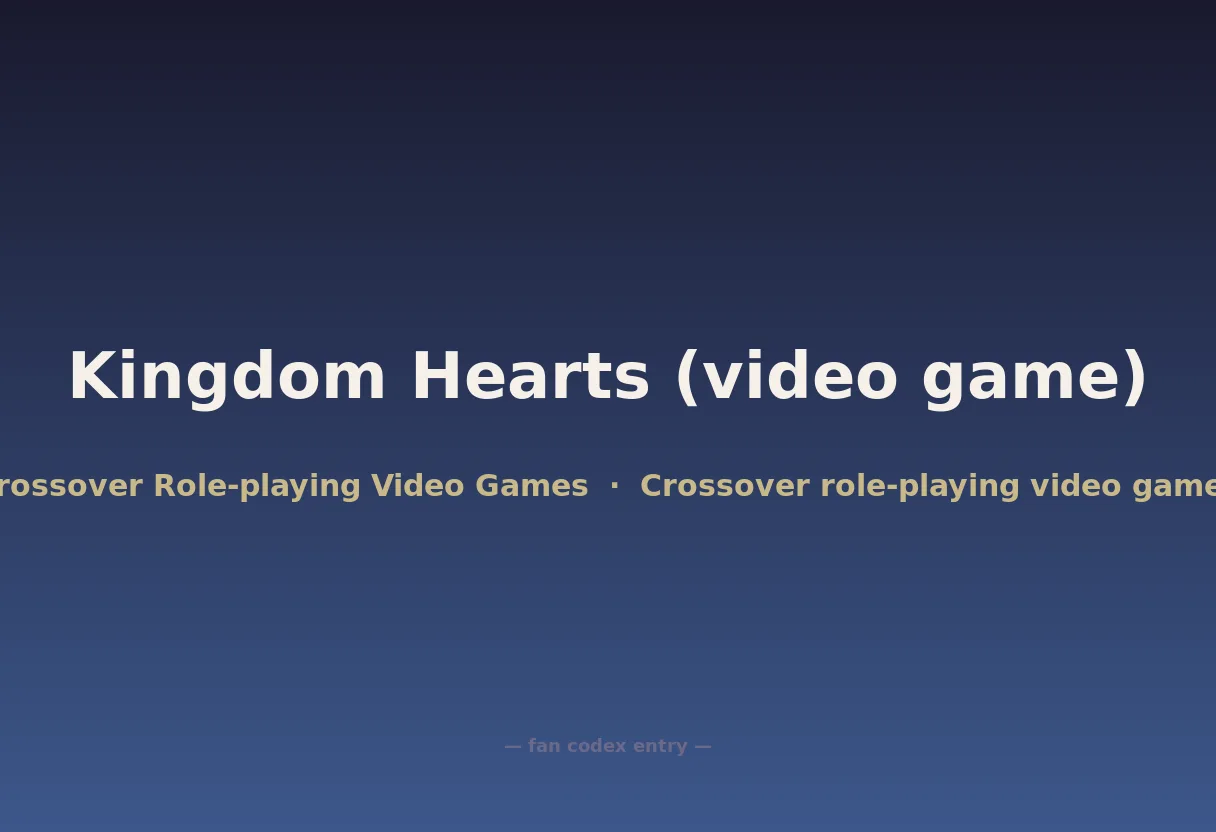Kingdom Hearts (video game)