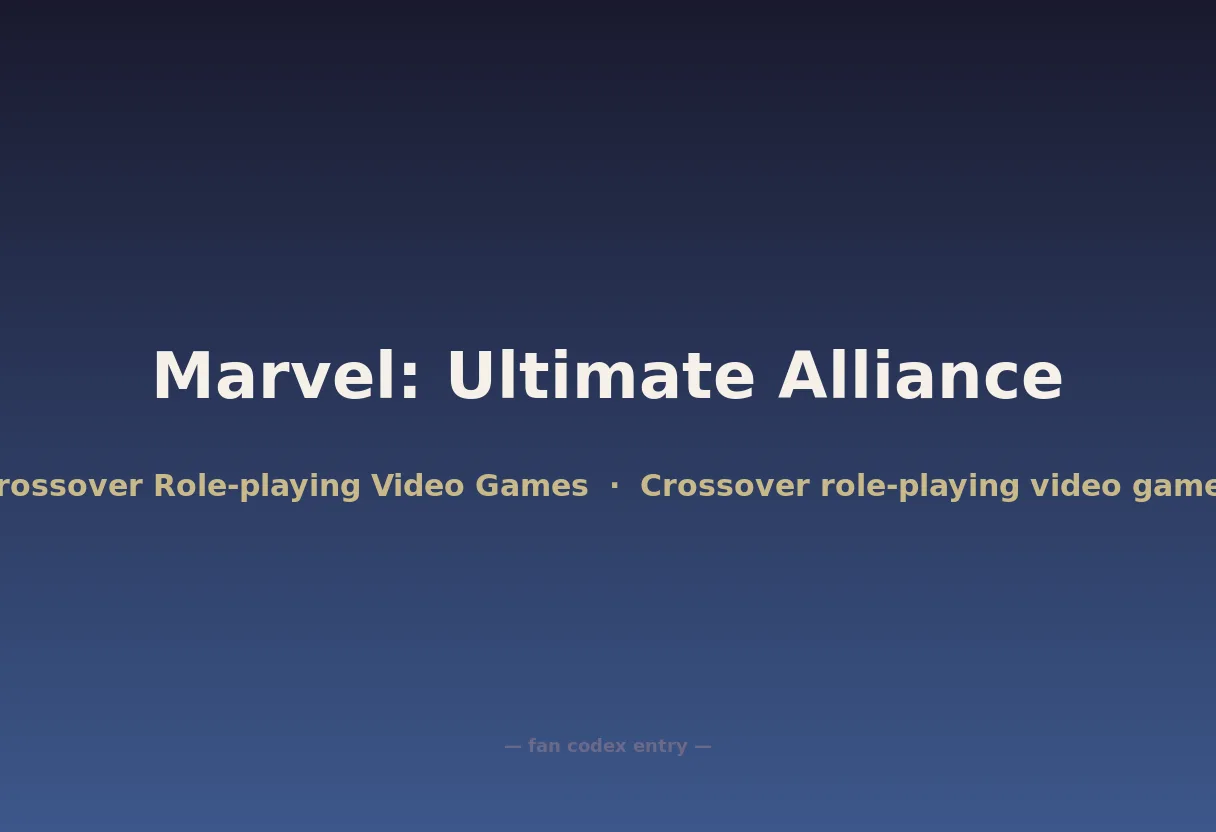 Marvel: Ultimate Alliance