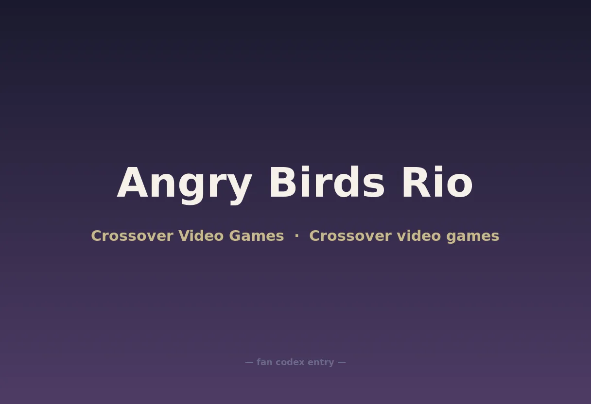 Angry Birds Rio