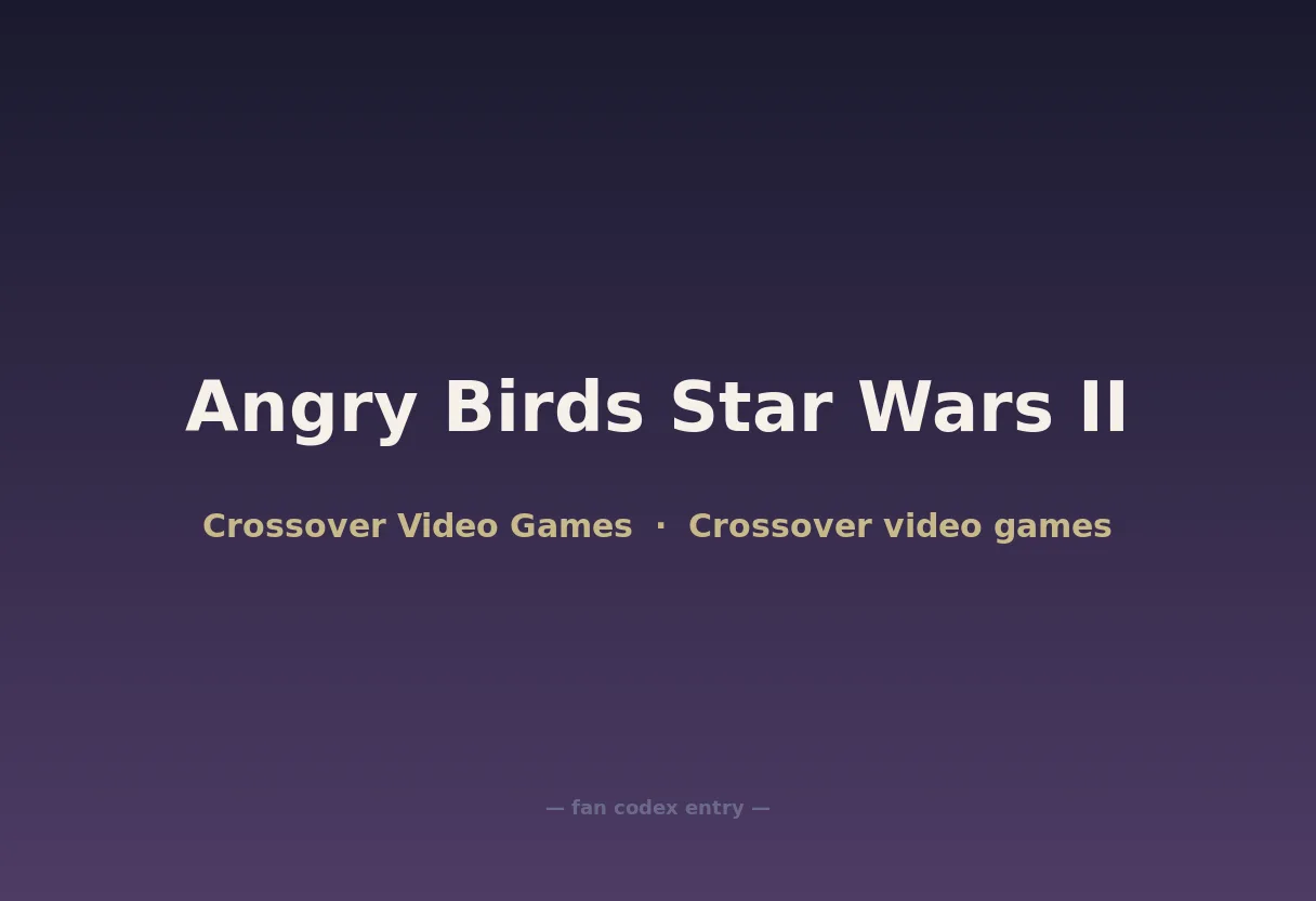 Angry Birds Star Wars II