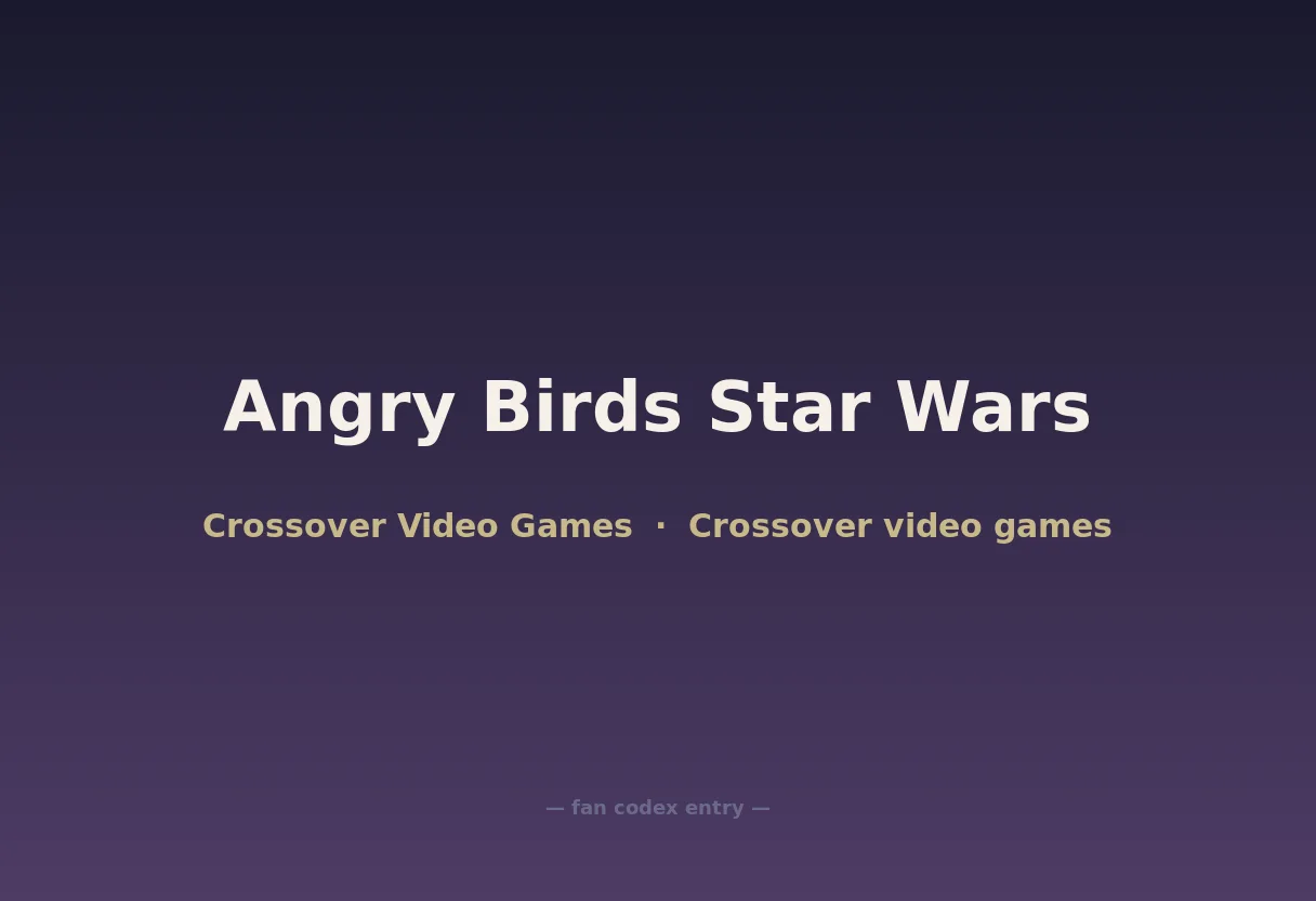 Angry Birds Star Wars