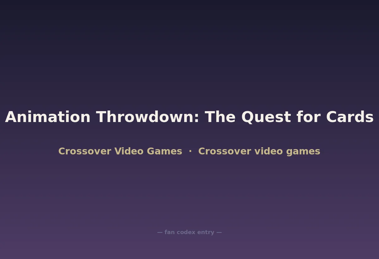 Animation Throwdown: The Quest for Cards