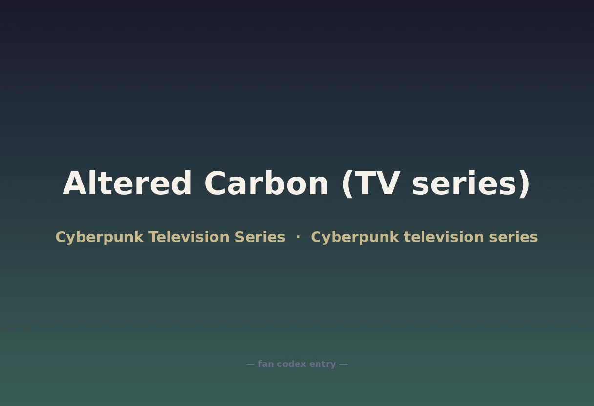 Altered Carbon (TV series)
