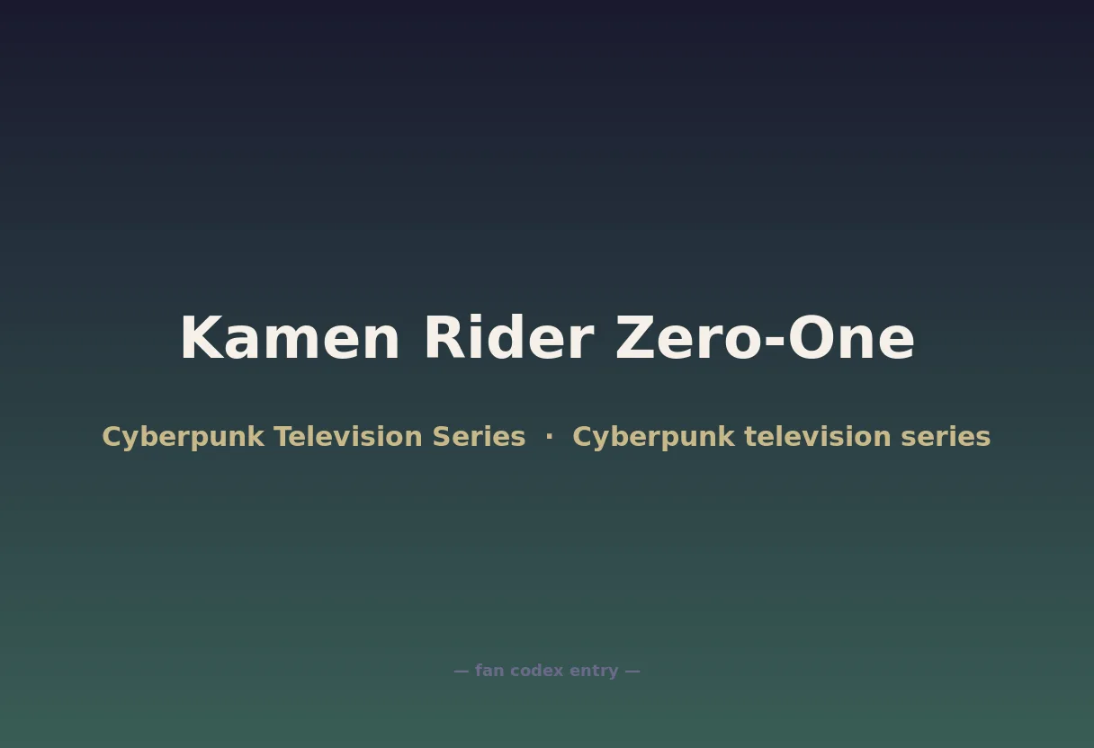 Kamen Rider Zero-One